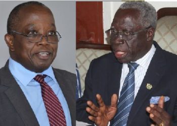 Left, Mr Daniel Yaw Domelevo Right, Yaw Osafo-Maafo