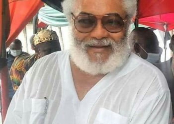 Former President Jerry John Rawlings UNPERTURBED by Wole Soyinka-like hairdo: Blames COVID-19