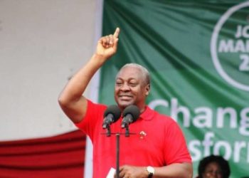 The Presidential candidate of the NDC, John Mahama