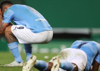 Manchester city crash out after yet another quater final clash. Image credit: Skysports