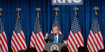 US President Donald Trump warns of "rigged elections."Image Credit: Getty Images