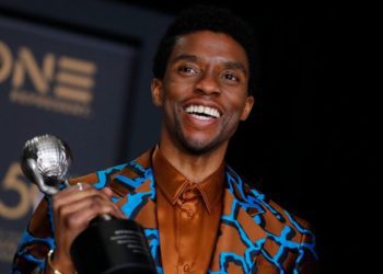 Black Panther star, Chadwick Boseman. Image credit: skynews