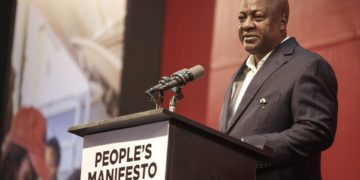 Flagbearer of the NDC, John Dramani Mahama