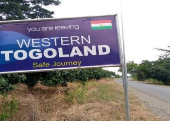 Western Togoland signboard