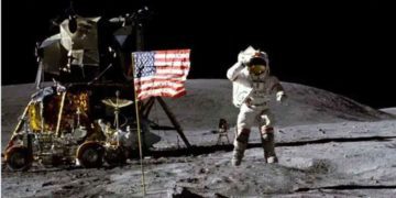 NASA is seeking explorers to mine on the moon. Image credit: AP