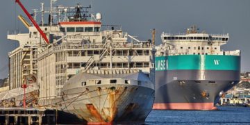 More than 40 crew members went missing when Gulf Livestock 1 capsized. Image credit: Reuters