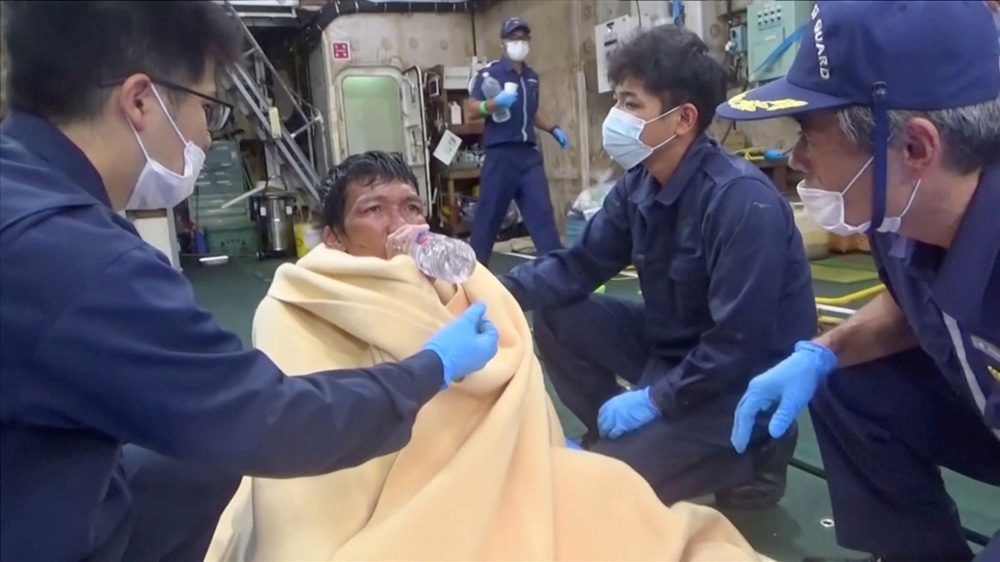 Cattle Ship Capsizes Off Japan, Leaving Crew Members Missing 2 survivor