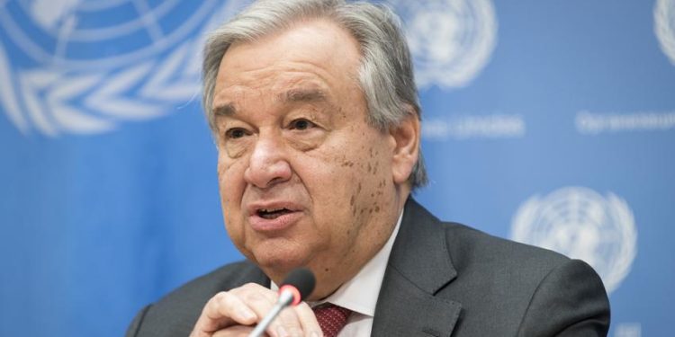 United Nations (UN) chief, António Guterres