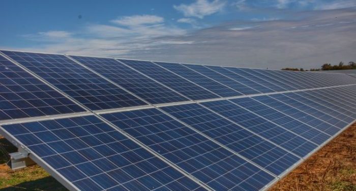 to show what solar panels look like