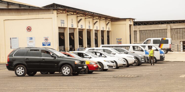 A picture of an array of vehicles