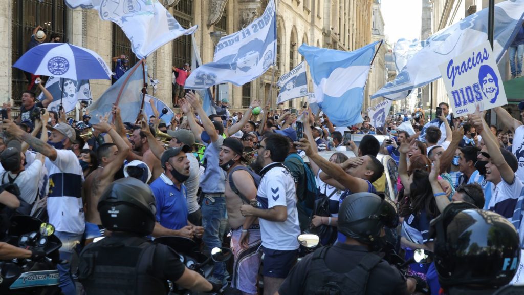 streets filled