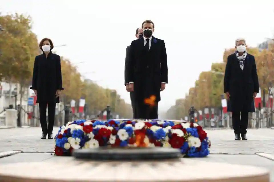 Several injured in Remembrance Day 'bomb attack' at Saudi cemetery 2 topshot france wwi history politics 95fbdfa2 2412 11eb 9c71 c26c1d2bb974
