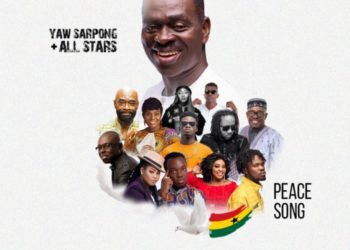 YAW SARPONG LAUNCHES STAR STUDDED PEACE SONG 8 Album cover of the
All -Stars Peace Song