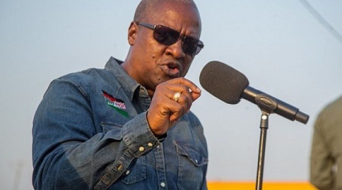 Former President of Ghana, John Dramani Mahama.