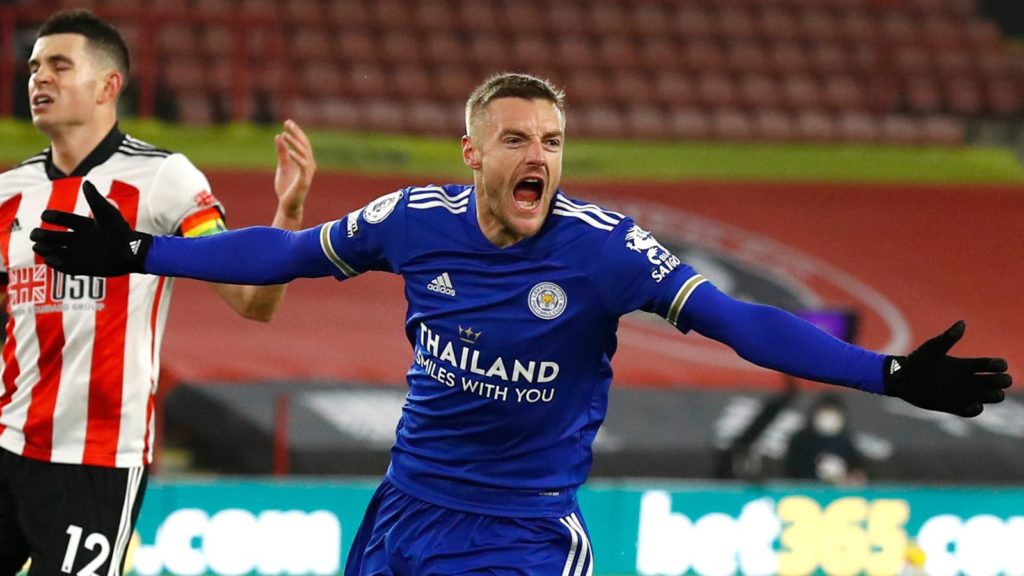 EPL review: Tottenham beat Arsenal as fans return 11 vardy lm