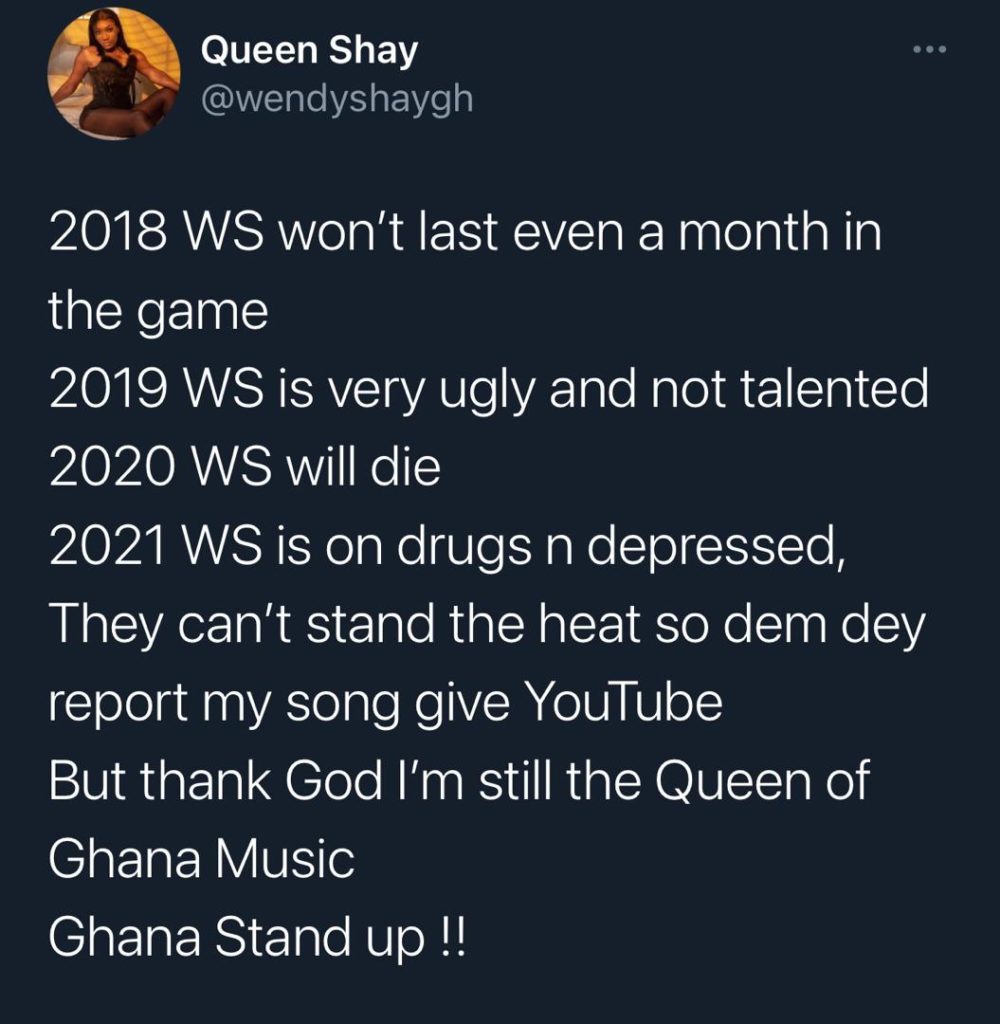wendy suffers
