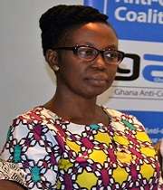 Beauty Emefa Narteh, Executive Secretary of Ghana Anti-corruption Coalition (GACC),