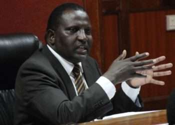 A picture of Justice Weldon Korir at the court ruling.