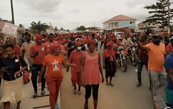 protesters ghana news