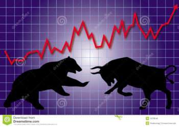 stock market bull bear 1079546