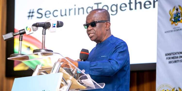 Do away with sensational stories with serious security implications- Kan Dapaah to media
