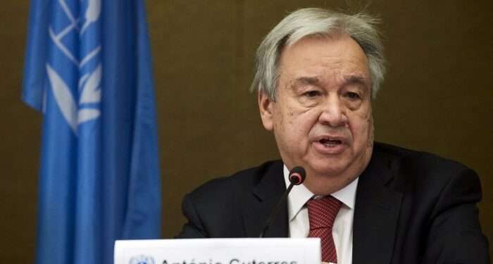 ‘We are on the edge of an abyss’, Gueterres warns