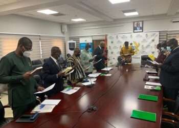 The nominees taking the oaths of office and secrecy