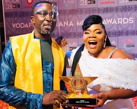 Celestine Donkor and husband 1