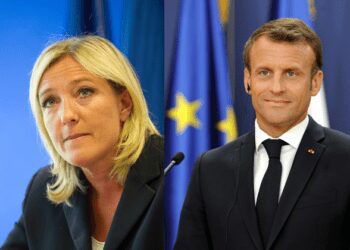 far-right rival, Marine Le Pen and Emmanuel Macron