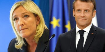 far-right rival, Marine Le Pen and Emmanuel Macron
