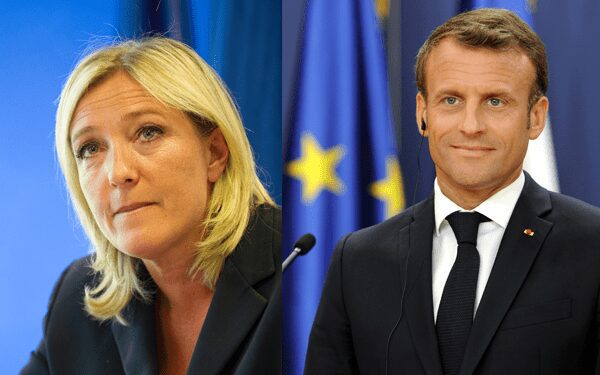 far-right rival, Marine Le Pen and Emmanuel Macron