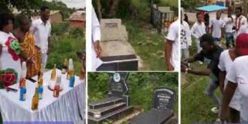 Man causes stir after organizing all-white birthday party at cemetery