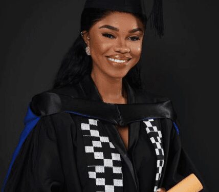 Musician Becca has graduated top of her class from the University of Professional Studies (UPSA).
