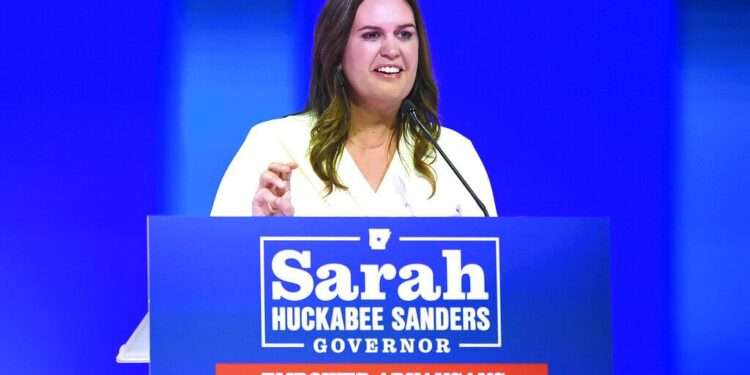 Sarah Sanders, Arkansas Governor Elect