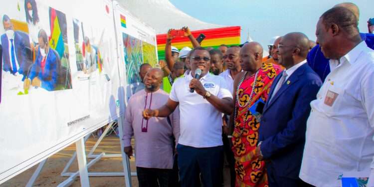 <strong>VP Cuts Sod For Construction Works On Improvement Of Tema Motorway Roundabout</strong> 1 Vice President, Dr Mahamudu Bawumia.
