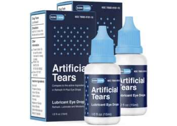 One of the contaminated eyedrops.