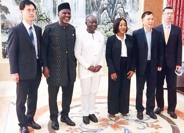 Mr. Ken Ofori Attah and the Chinese Delegations