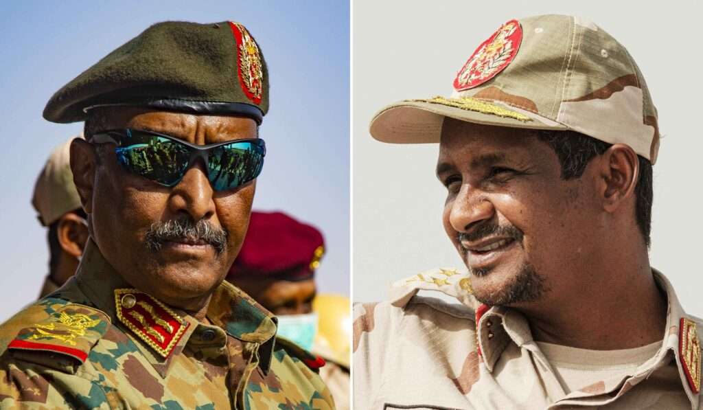 Sudan Could Be Wiped Out, UN Chief Cautions 4 230418 sudan generals mb split 5ed207