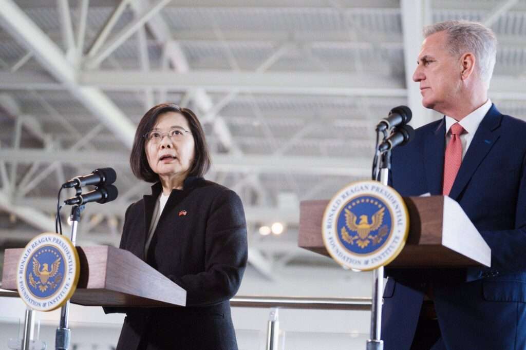 Tsai Ing wen and Kevin Mccarthy