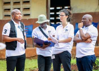 Member of Parliament for North Tongu, Samuel Okudzeto Ablakwa (left)