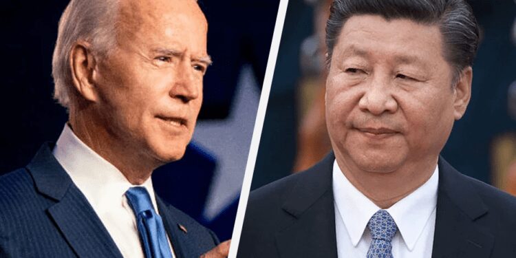 Combination picture of U.S President, Joe Biden and Xi Jinping, Chinese leader