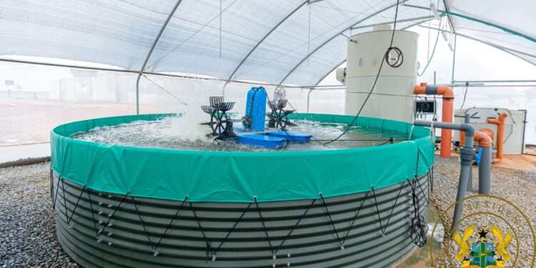President Akufo-Addo Commissions Aquaculture Centre and Commercial Farms 1 Commission of Aquaculture farm