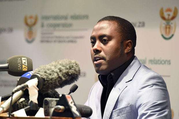 South African Foreign Ministry spokesperson Clayson Monyela