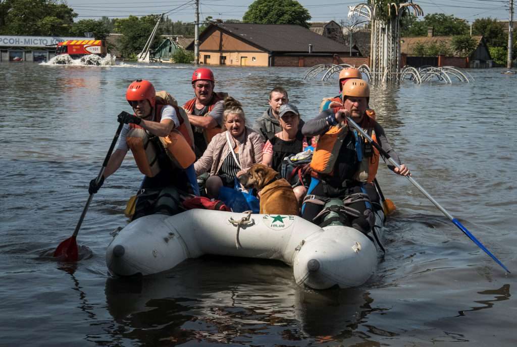Victims of Khakovka Dam Destroyment