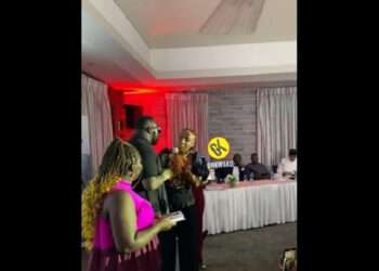 Medikal buys a copy of Yvonne Nelson's memoir