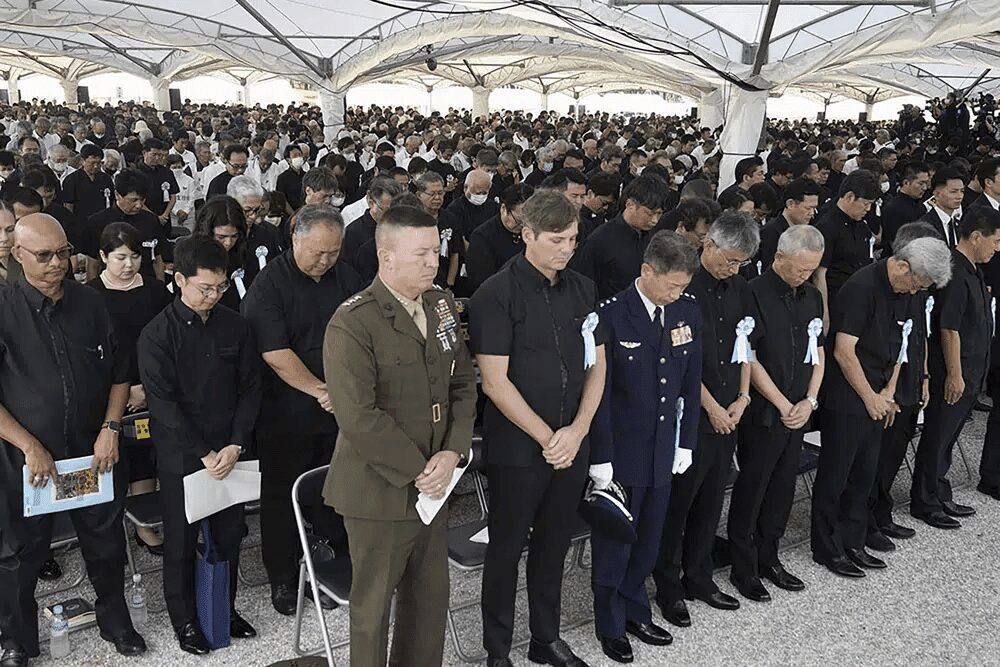 Okinawa Governor Calls For More Diplomatic Efforts Toward Peace On Battle Of Okinawa Anniversary 3 jo9e0t9e