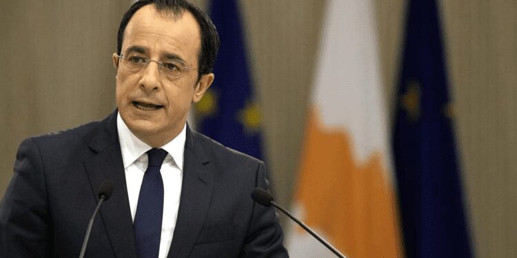 Cyprus' President, Nikos Christodoulides.