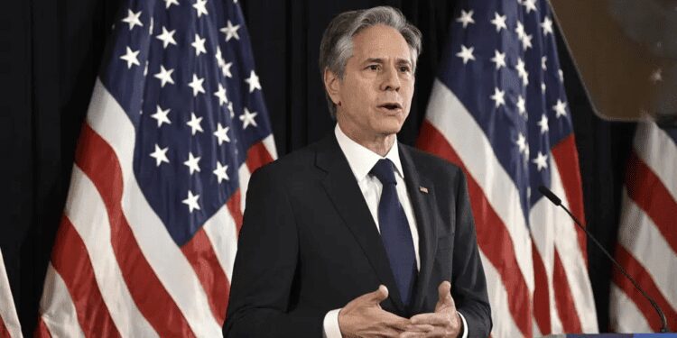US Secretary of State, Antony Blinken.
