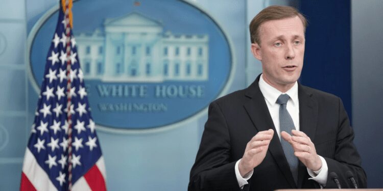 U.S National Security Adviser, Jake Sullivan.