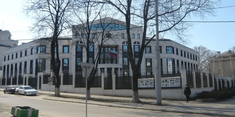 Russian embassy in Chisinau.